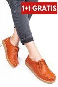 MOCASINI ORANGE PIELE NATURALA 8SP517