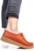 MOCASINI ORANGE PIELE NATURALA 8SP517