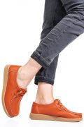 MOCASINI ORANGE PIELE NATURALA 8SP517