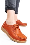 MOCASINI ORANGE PIELE NATURALA 8SP517