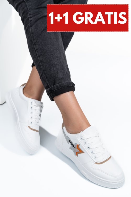 Pantofi sport white khaki fsp15
