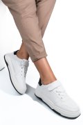 PANTOFI SPORT WHITE BLACK ASP87