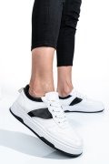 PANTOFI SPORT WHITE BLACK ASP90