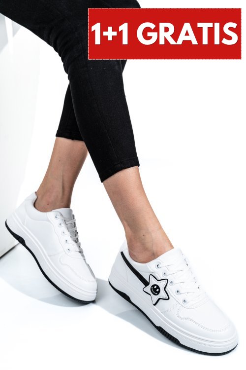 Pantofi sport white black fsp17