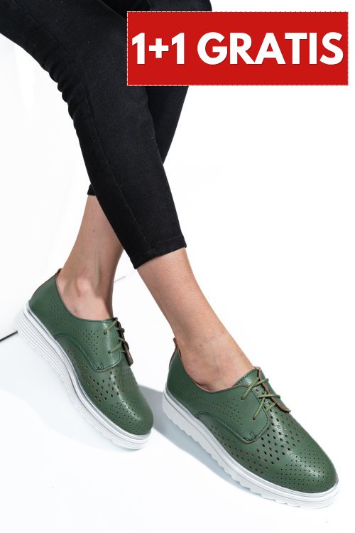 Pantofi green piele naturala 1sp235