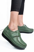 MOCASINI GREEN PIELE NATURALA 1SP157