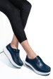 Pantofi sport bleumarin piele naturala asp388