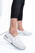 PANTOFI SPORT WHITE PIELE NATURALA 6SP212