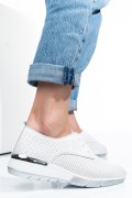 PANTOFI SPORT WHITE PIELE NATURALA 6SP213