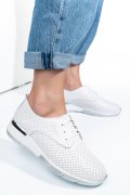 PANTOFI SPORT WHITE PIELE NATURALA 6SP213