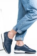PANTOFI SPORT NAVY PIELE NATURALA 6SP213
