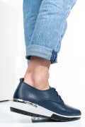 PANTOFI SPORT NAVY PIELE NATURALA 6SP213