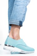 PANTOFI SPORT LIGHT BLUE PIELE NATURALA 6SP213