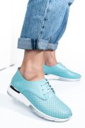 PANTOFI SPORT LIGHT BLUE PIELE NATURALA 6SP213