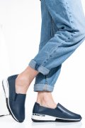 PANTOFI SPORT NAVY PIELE NATURALA 6SP212