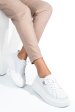 Pantofi sport albi piele naturala tsp5807