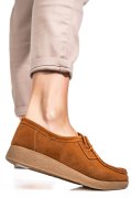 MOCASINI CAMEL PIELE NATURALA INTOARSA 8SP517-1
