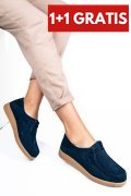 MOCASINI NAVY PIELE NATURALA INTOARSA 8SP517-1