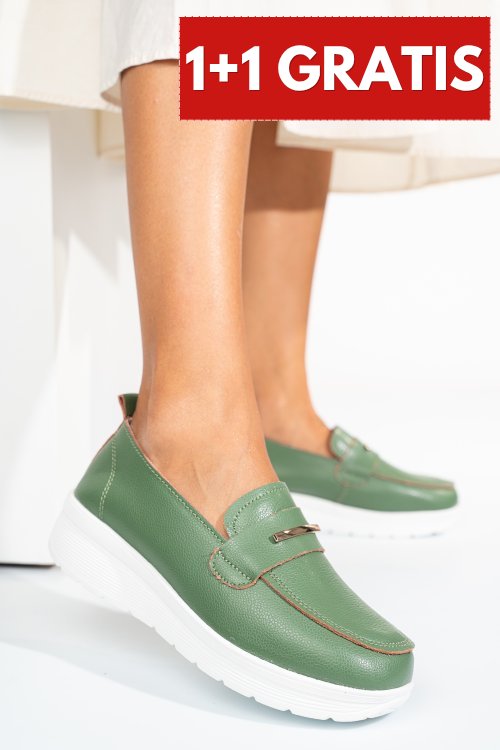 Mocasini green piele naturala 6sp811