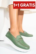MOCASINI GREEN PIELE NATURALA 6SP811