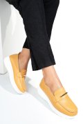 MOCASINI YELLOW PIELE NATURALA 6SP811
