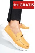 MOCASINI YELLOW PIELE NATURALA 6SP811