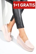 PANTOFI ROZ PIELE NATURALA HSP17-89