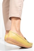 MOCASINI YELLOW PIELE NATURALA FSPZ2016