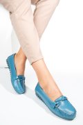 MOCASINI BLUE PIELE NATURALA FSPZ8817