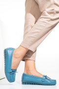 MOCASINI BLUE PIELE NATURALA FSPZ8817