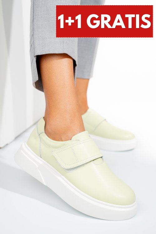 Pantofi sport green piele naturala asp76219