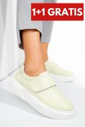 PANTOFI SPORT GREEN PIELE NATURALA ASP76219