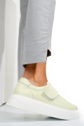 PANTOFI SPORT GREEN PIELE NATURALA ASP76219