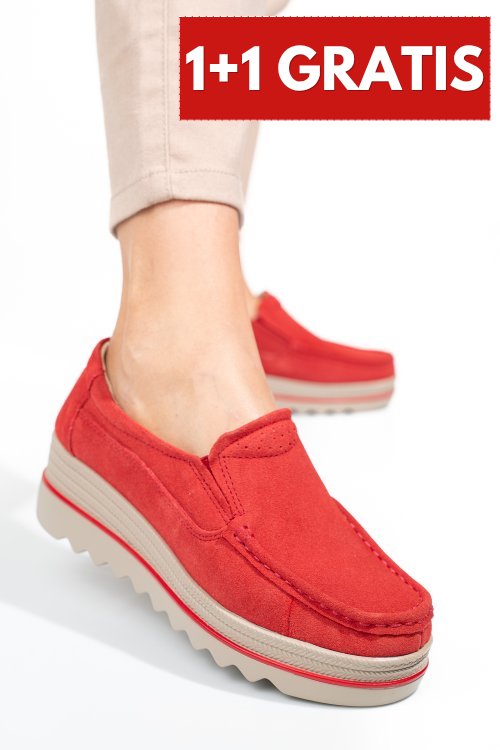 Mocasini red piele naturala intoarsa 3sp088