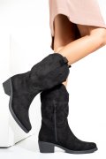 CIZME BLACK SUEDE RSPQ10