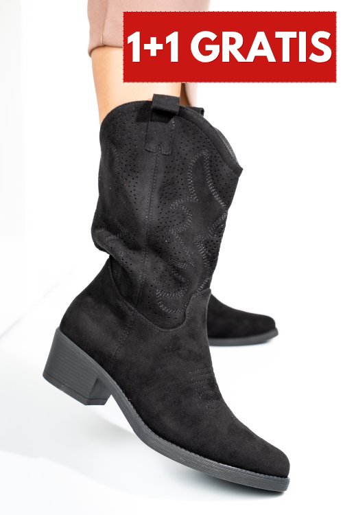 Cizme black suede rspq10