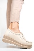 PANTOFI BEIGE PIELE NATURALA 1SP151-1