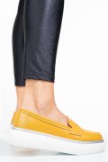 MOCASINI GALBENI PIELE NATURALA ASP2318