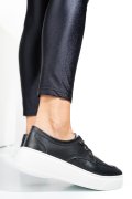 PANTOFI SPORT NEGRI PIELE NATURALA ASP23146