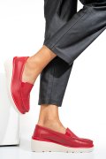 PANTOFI ROSII PIELE NATURALA 3SP107