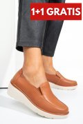 MOCASINI CAMEL PIELE NATURALA 3SP106