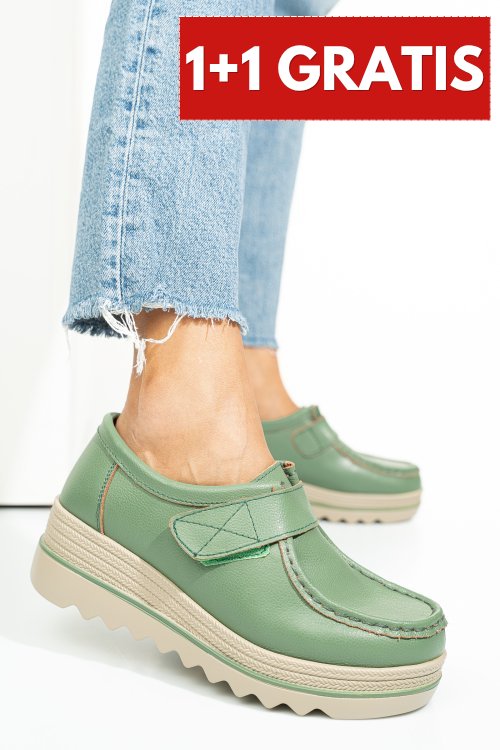 Pantofi green piele naturala 1sp150-1