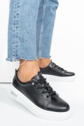 PANTOFI SPORT NEGRI PIELE NATURALA JSPY3515