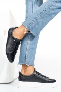PANTOFI SPORT NEGRI PIELE NATURALA JSPY3515