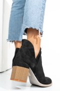 BOTINE BLACK SUEDE ASP5703