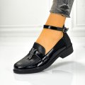 Pantofi Casual Dama Negri din Piele Ecologica Lofires