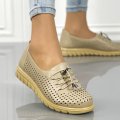Pantofi Casual Dama Bej din Piele Ecologica Ralyn