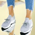 Pantofi Sport Dama Gri din Material Textil Brizesi