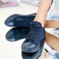 Tenisi Dama Negri din Material Textil Sorana
