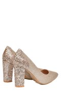 PANTOFI GOLD GLITTER BSP608-2